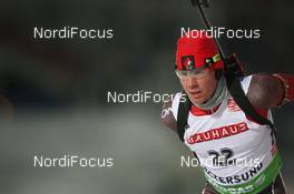 03.12.2009, Oestersund, Sweden (SWE): Robin Clegg (CAN), Rossignol, Rottefella, Leki - IBU world cup biathlon, individual men, Oestersund (SWE). www.nordicfocus.com. © Manzoni/NordicFocus. Every downloaded picture is fee-liable.