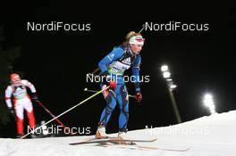 02.12.2009, Oestersund, Sweden (SWE): Marie Dorin (FRA), Rossignol, Rottefella, Exel, Odlo - IBU world cup biathlon, individual women, Oestersund (SWE). www.nordicfocus.com. © Manzoni/NordicFocus. Every downloaded picture is fee-liable.