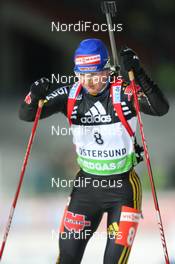02.12.2009, Oestersund, Sweden (SWE): Martina Beck (GER), Rossignol, Rottefella, Madshus, Swix, adidas, Toko - IBU world cup biathlon, individual women, Oestersund (SWE). www.nordicfocus.com. © Manzoni/NordicFocus. Every downloaded picture is fee-liable.