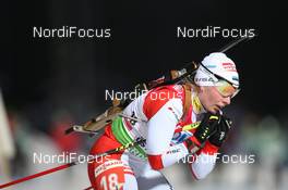 06.12.2009, Oestersund, Sweden (SWE): Kadri Lehtla (EST), Fischer, Rottefella, Leki - IBU world cup biathlon, relay women, Oestersund (SWE). www.nordicfocus.com. © Manzoni/NordicFocus. Every downloaded picture is fee-liable.