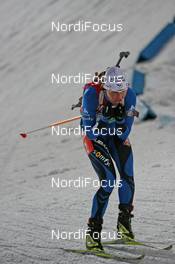 06.12.2009, Oestersund, Sweden (SWE): Sylvie Becaert (FRA), Fischer, Rottefella, Exel, Odlo - IBU world cup biathlon, relay women, Oestersund (SWE). www.nordicfocus.com. © Manzoni/NordicFocus. Every downloaded picture is fee-liable.