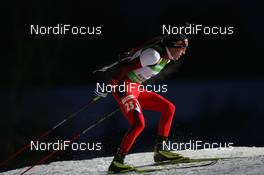 05.12.2009, Oestersund, Sweden (SWE): Dominik Landertinger (AUT), Fischer, Rottefella, Leki - IBU world cup biathlon, sprint men, Oestersund (SWE). www.nordicfocus.com. © NordicFocus. Every downloaded picture is fee-liable.