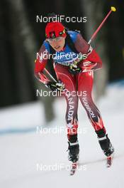 05.12.2009, Oestersund, Sweden (SWE): Zina Kocher (CAN), Atomic, Leki, Odlo - IBU world cup biathlon, sprint women, Oestersund (SWE). www.nordicfocus.com. © NordicFocus. Every downloaded picture is fee-liable.