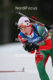 05.12.2009, Oestersund, Sweden (SWE): Darya Domracheva (BLR), Fischer, Rottefella, Swix - IBU world cup biathlon, sprint women, Oestersund (SWE). www.nordicfocus.com. © NordicFocus. Every downloaded picture is fee-liable.