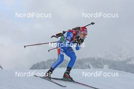 12.12.2009, Hochfilzen, Austria (AUT): Evgeny Ustyugov (RUS), Madshus, Rottefella, Swix, adidas - IBU world cup biathlon, pursuit men, Hochfilzen (AUT). www.nordicfocus.com. © Manzoni/NordicFocus. Every downloaded picture is fee-liable.