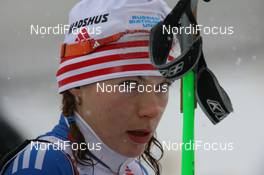 11.12.2009, Hochfilzen, Austria (AUT): Anna Boulygina (RUS), Madshus, Rottefella, KV+, adidas - IBU world cup biathlon, sprint women, Hochfilzen (AUT). www.nordicfocus.com. © Manzoni/NordicFocus. Every downloaded picture is fee-liable.