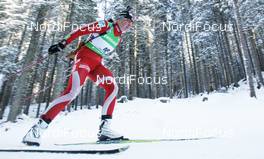 20.12.2009, Pokljuka, Slovenia (SLO): Magdalena Gwizdon (POL), Fischer, Salomon, Swix  - IBU world cup biathlon, pursuit women, Pokljuka (SLO). www.nordicfocus.com. © Domanski/NordicFocus. Every downloaded picture is fee-liable.