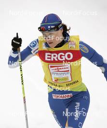 24.01.2009, Otepaeae, Estland (EST): Aino Kaisa Saarinen (FIN), Rossignol, Rottefella, One Way - FIS world cup cross-country, 10km women, Otepaeae (EST). www.nordicfocus.com. © Furtner/NordicFocus. Every downloaded picture is fee-liable.