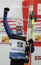24.01.2009, Otepaeae, Estland (EST): Vincent Vittoz (FRA), Rossignol, Rottefella, One Way, Odlo - FIS world cup cross-country, 15km men, Otepaeae (EST). www.nordicfocus.com. © Furtner/NordicFocus. Every downloaded picture is fee-liable.