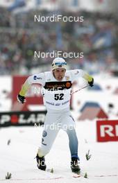 24.01.2009, Otepaeae, Estland (EST): Marcus Hellner (SWE), Fischer, Salomon, Exel, Craft - FIS world cup cross-country, 15km men, Otepaeae (EST). www.nordicfocus.com. © Furtner/NordicFocus. Every downloaded picture is fee-liable.