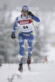 25.01.2009, Otepaeae, Estland (EST): Niklas Colliander (FIN), Madshus - FIS world cup cross-country, individual sprint, Otepaeae (EST). www.nordicfocus.com. © Furtner/NordicFocus. Every downloaded picture is fee-liable.