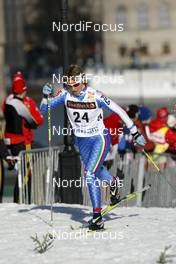 18.03.2009, Stockholm, Sweden (SWE): Marianna Longa (ITA), Fischer, Salomon, One Way  - FIS world cup cross-country, individual sprint, Stockholm (SWE). www.nordicfocus.com. © Felgenhauer/NordicFocus. Every downloaded picture is fee-liable.