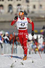18.03.2009, Stockholm, Sweden (SWE): Torin Koos (USA), Rossignol, Rottefella, Exel  - FIS world cup cross-country, individual sprint, Stockholm (SWE). www.nordicfocus.com. © Felgenhauer/NordicFocus. Every downloaded picture is fee-liable.