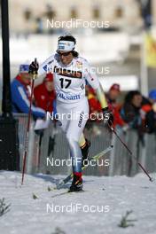 18.03.2009, Stockholm, Sweden (SWE): Charlotte Kalla (SWE), Fischer, Salomon, Swix, Craft  - FIS world cup cross-country, individual sprint, Stockholm (SWE). www.nordicfocus.com. © Felgenhauer/NordicFocus. Every downloaded picture is fee-liable.