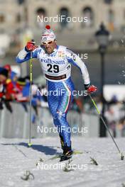 18.03.2009, Stockholm, Sweden (SWE): Fabio Pasini (ITA), Salomon, Fischer, One Way  - FIS world cup cross-country, individual sprint, Stockholm (SWE). www.nordicfocus.com. © Felgenhauer/NordicFocus. Every downloaded picture is fee-liable.