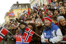 18.03.2009, Stockholm, Sweden (SWE): norwegian fans - FIS world cup cross-country, individual sprint, Stockholm (SWE). www.nordicfocus.com. © Felgenhauer/NordicFocus. Every downloaded picture is fee-liable.