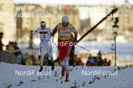 18.03.2009, Stockholm, Sweden (SWE): Petra Majdic (SLO), Fischer, Rottefella, Alpina, One Way  - FIS world cup cross-country, individual sprint, Stockholm (SWE). www.nordicfocus.com. © Felgenhauer/NordicFocus. Every downloaded picture is fee-liable.