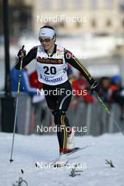 18.03.2009, Stockholm, Sweden (SWE): Katrin Zeller (GER), Rossignol, Rottefella, One Way, adidas  - FIS world cup cross-country, individual sprint, Stockholm (SWE). www.nordicfocus.com. © Felgenhauer/NordicFocus. Every downloaded picture is fee-liable.