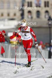 18.03.2009, Stockholm, Sweden (SWE): Therese Johaug (NOR), Fischer, Salomon, Swix  - FIS world cup cross-country, individual sprint, Stockholm (SWE). www.nordicfocus.com. © Felgenhauer/NordicFocus. Every downloaded picture is fee-liable.