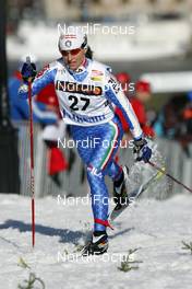 18.03.2009, Stockholm, Sweden (SWE): Arianna Follis (ITA), Fischer, Salomon, Swix  - FIS world cup cross-country, individual sprint, Stockholm (SWE). www.nordicfocus.com. © Felgenhauer/NordicFocus. Every downloaded picture is fee-liable.