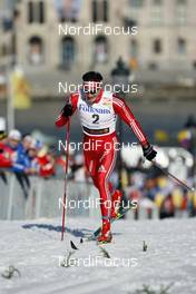 18.03.2009, Stockholm, Sweden (SWE): Dario Cologna (SUI), Fischer, Rottefella, Alpina, Swix, adidas  - FIS world cup cross-country, individual sprint, Stockholm (SWE). www.nordicfocus.com. © Felgenhauer/NordicFocus. Every downloaded picture is fee-liable.