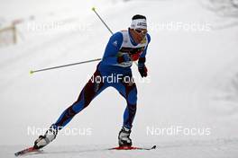 22.03.2009, Falun, Sweden (SWE): Christophe Perrillat (FRA), Atomic, Salomon, One Way, Odlo   - FIS world cup cross-country, 15km men handicap start, Falun (SWE). www.nordicfocus.com. © Felgenhauer/NordicFocus. Every downloaded picture is fee-liable.