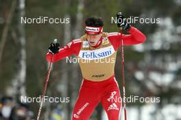 22.03.2009, Falun, Sweden (SWE): Dario Cologna (SUI), Fischer, Rottefella, Alpina, Swix, adidas  - FIS world cup cross-country, 15km men handicap start, Falun (SWE). www.nordicfocus.com. © Felgenhauer/NordicFocus. Every downloaded picture is fee-liable.