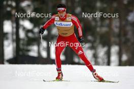 22.03.2009, Falun, Sweden (SWE): Dario Cologna (SUI), Fischer, Rottefella, Alpina, Swix, adidas  - FIS world cup cross-country, 15km men handicap start, Falun (SWE). www.nordicfocus.com. © Felgenhauer/NordicFocus. Every downloaded picture is fee-liable.