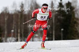 20.03.2009, Falun, Sweden (SWE): Dario Cologna (SUI), Fischer, Rottefella, Alpina, Swix, adidas  - FIS world cup cross-country, 3,3 km men, Falun (SWE). www.nordicfocus.com. © Felgenhauer/NordicFocus. Every downloaded picture is fee-liable.