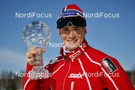 20.03.2009, Falun, Sweden (SWE): Ola Vigen Hattestad (NOR), Fischer, Rottefella, Swix  - FIS world cup cross-country, cups, Falun (SWE). www.nordicfocus.com. © Felgenhauer/NordicFocus. Every downloaded picture is fee-liable.