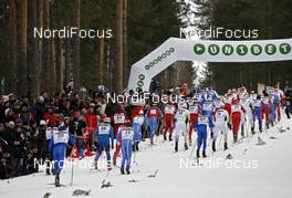 21.03.2009, Falun, Sweden (SWE): the beginning of moerdarbacken - FIS world cup cross-country, pursuit men, Falun (SWE). www.nordicfocus.com. © Felgenhauer/NordicFocus. Every downloaded picture is fee-liable.