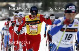 21.03.2009, Falun, Sweden (SWE): Petter Northug (NOR), Fischer, Rottefella, Alpina, Ski Go, Swix   - FIS world cup cross-country, pursuit men, Falun (SWE). www.nordicfocus.com. © Felgenhauer/NordicFocus. Every downloaded picture is fee-liable.