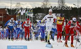 21.03.2009, Falun, Sweden (SWE): start of the men - FIS world cup cross-country, pursuit men, Falun (SWE). www.nordicfocus.com. © Felgenhauer/NordicFocus. Every downloaded picture is fee-liable.
