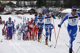 21.03.2009, Falun, Sweden (SWE): at the first uphill - FIS world cup cross-country, pursuit men, Falun (SWE). www.nordicfocus.com. © Felgenhauer/NordicFocus. Every downloaded picture is fee-liable.
