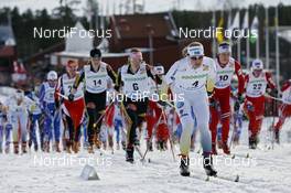 21.03.2009, Falun, Sweden (SWE): Anna Olsson (SWE), Swix, Craft, Fischer,  at mass start - FIS world cup cross-country, pursuit women, Falun (SWE). www.nordicfocus.com. © Felgenhauer/NordicFocus. Every downloaded picture is fee-liable.