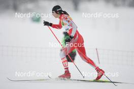 19.02.2009, Liberec, Czech Republic (CZE): Madoka Natsumi (JPN) - FIS nordic world ski championships, cross-country, 10km women, Liberec (CZE). www.nordicfocus.com. © Domanski/NordicFocus. Every downloaded picture is fee-liable.