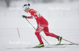 19.02.2009, Liberec, Czech Republic (CZE): Marit Bjoergen (NOR), Fischer, Rottefella, Swix  - FIS nordic world ski championships, cross-country, 10km women, Liberec (CZE). www.nordicfocus.com. © Domanski/NordicFocus. Every downloaded picture is fee-liable.