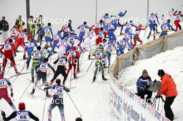 01.03.2009, Liberec, Czech Republic (CZE): feature , a group of athletes - FIS nordic world ski championships, cross-country, mass men, Liberec (CZE). www.nordicfocus.com. © Domanski/NordicFocus. Every downloaded picture is fee-liable.