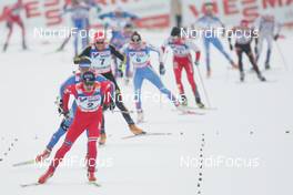 01.03.2009, Liberec, Czech Republic (CZE): group , in front Petter Northug (NOR), Fischer, Rottefella, Alpina, Ski Go, Swix   - FIS nordic world ski championships, cross-country, mass men, Liberec (CZE). www.nordicfocus.com. © Domanski/NordicFocus. Every downloaded picture is fee-liable.