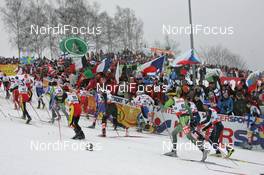 22.02.2009, Liberec, Czech Republic (CZE): group, feature - FIS nordic world ski championships, cross-country, pursuit men, Liberec (CZE). www.nordicfocus.com. © Hemmersbach/NordicFocus. Every downloaded picture is fee-liable.
