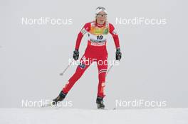 21.02.2009, Liberec, Czech Republic (CZE): Therese Johaug (NOR), Fischer, Salomon, Swix  - FIS nordic world ski championships, cross-country, pursuit women, Liberec (CZE). www.nordicfocus.com. © Domanski/NordicFocus. Every downloaded picture is fee-liable.