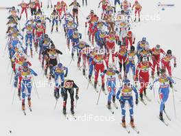 21.02.2009, Liberec, Czech Republic (CZE): Group , Feature  - FIS nordic world ski championships, cross-country, pursuit women, Liberec (CZE). www.nordicfocus.com. © Domanski/NordicFocus. Every downloaded picture is fee-liable.