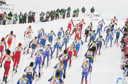 21.02.2009, Liberec, Czech Republic (CZE): group , feature - FIS nordic world ski championships, cross-country, pursuit women, Liberec (CZE). www.nordicfocus.com. © Domanski/NordicFocus. Every downloaded picture is fee-liable.