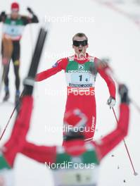 27.02.2009, Liberec, Czech Republic (CZE): feature , Petter Northug (NOR), Fischer, Rottefella, Alpina, Ski Go, Swix   - FIS nordic world ski championships, cross-country, 4x10km men, Liberec (CZE). www.nordicfocus.com. © Domanski/NordicFocus. Every downloaded picture is fee-liable.