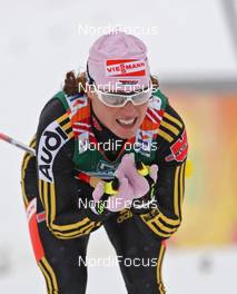 26.02.2009, Liberec, Czech Republic (CZE): Evi Sachenbacher Stehle (GER), Madshus, Rottefella, Leki, adidas  - FIS nordic world ski championships, cross-country, 4x5km women, Liberec (CZE). www.nordicfocus.com. © Hemmersbach/NordicFocus. Every downloaded picture is fee-liable.