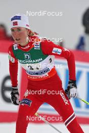26.02.2009, Liberec, Czech Republic (CZE): Kristin Stoermer Steira (NOR), Madshus, Rottefella, One Way, Swix  - FIS nordic world ski championships, cross-country, 4x5km women, Liberec (CZE). www.nordicfocus.com. © Hemmersbach/NordicFocus. Every downloaded picture is fee-liable.