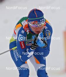 26.02.2009, Liberec, Czech Republic (CZE): Virpi Kuitunen (FIN), Rossignol, Rottefella, One Way  - FIS nordic world ski championships, cross-country, 4x5km women, Liberec (CZE). www.nordicfocus.com. © Hemmersbach/NordicFocus. Every downloaded picture is fee-liable.