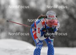 26.02.2009, Liberec, Czech Republic (CZE): Arianna Follis (ITA), Fischer, Salomon, Swix  - FIS nordic world ski championships, cross-country, 4x5km women, Liberec (CZE). www.nordicfocus.com. © Hemmersbach/NordicFocus. Every downloaded picture is fee-liable.