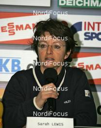 18.02.2009, Liberec, Czech Republic (CZE): Sarah Lewis (GBR) FIS secretary general  - FIS nordic world ski championships, FIS opening press conference, Liberec (CZE). www.nordicfocus.com. © Hemmersbach/NordicFocus. Every downloaded picture is fee-liable.