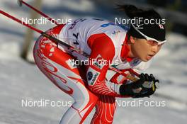 21.11.2009, Beitostoelen, Norway (NOR): Masako Ishida (JPN), Salomon, Swix - FIS world cup cross country, 10km women, Beitostoelen (NOR). www.nordicfocus.com. © NordicFocus. Every downloaded picture is fee-liable.